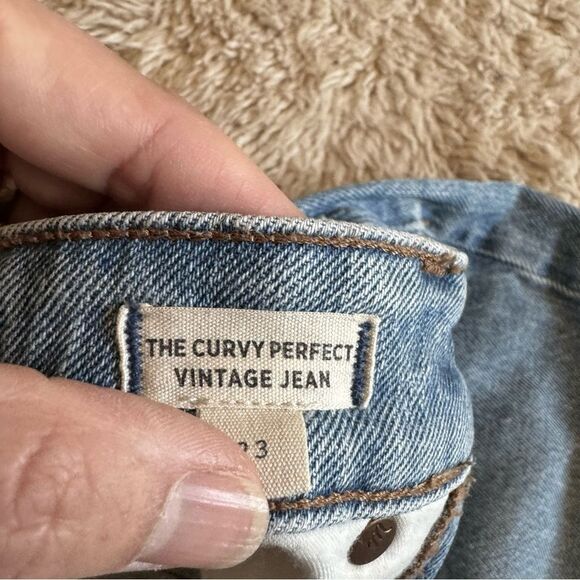 Madewell The Curvy Perfect Vintage Jean Size 23 Banner Wash - Picture 5 of 14